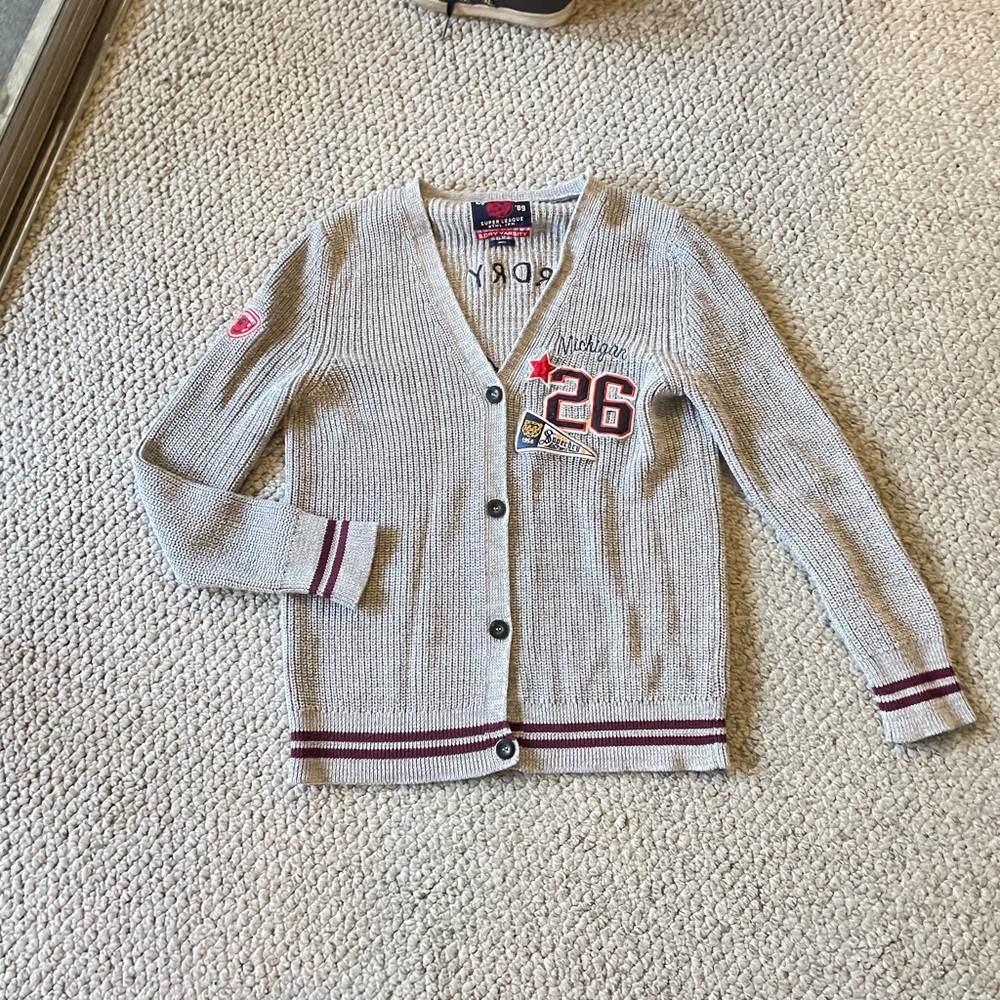 SuperDry University cardigan - Picture 4 of 6